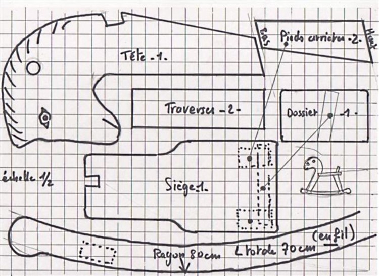 Voir ici : Images Schéma cheval de bois enfants :